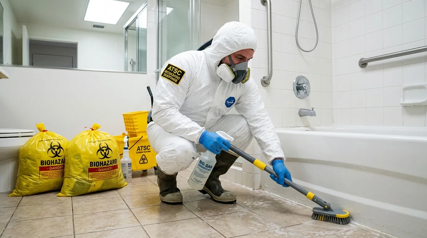 Decontamination equipment deployed for Blood Cleanup in Manteno